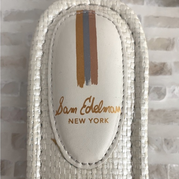 Sam Edelman Women's Ivory Pearl Slide Sandals - Picture 3 of 8